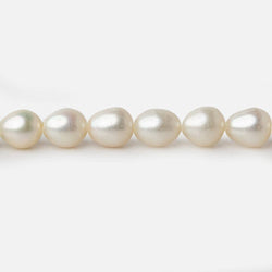 6x7mm Cream Straight Drill Oval Freshwater Pearls 15 inch 52 pieces A (ONLINE ORDER ONLY)