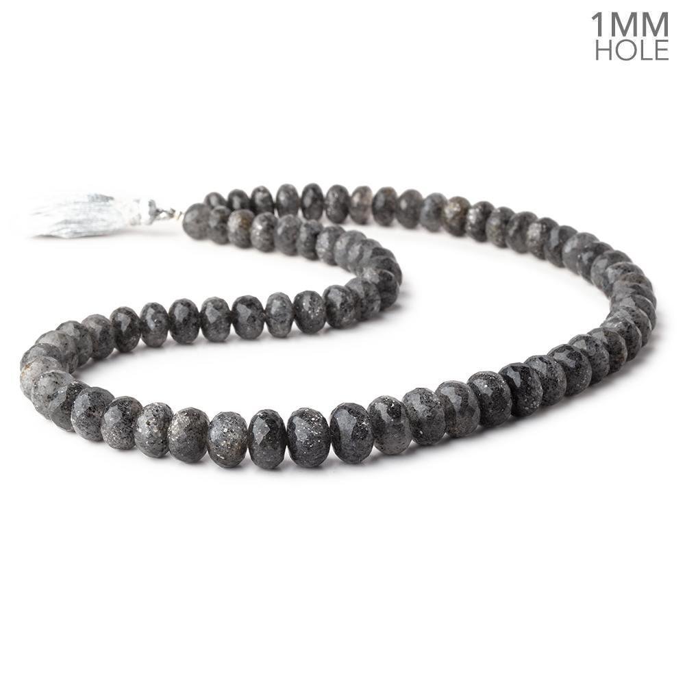 7-10mm Celestial Quartz Faceted Rondelle Beads 16 inch 69 pieces 1mm Large Hole (ONLINE ORDER ONLY)