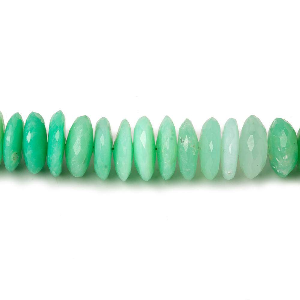 8-9mm Chrysoprase German Faceted Rondelle Beads 16 inch 130pcs A grade (ONLINE ORDER ONLY)