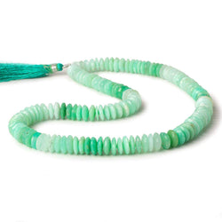 8-9mm Chrysoprase German Faceted Rondelle Beads 16 inch 130pcs A grade (ONLINE ORDER ONLY)