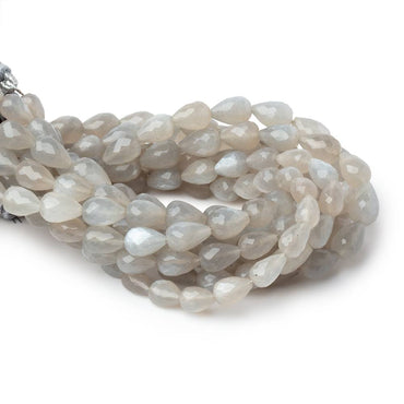 7-10mm Gray Moonstone Straight Drill Tear Drop 7.25 in 20 Beads (ONLINE ORDER ONLY)