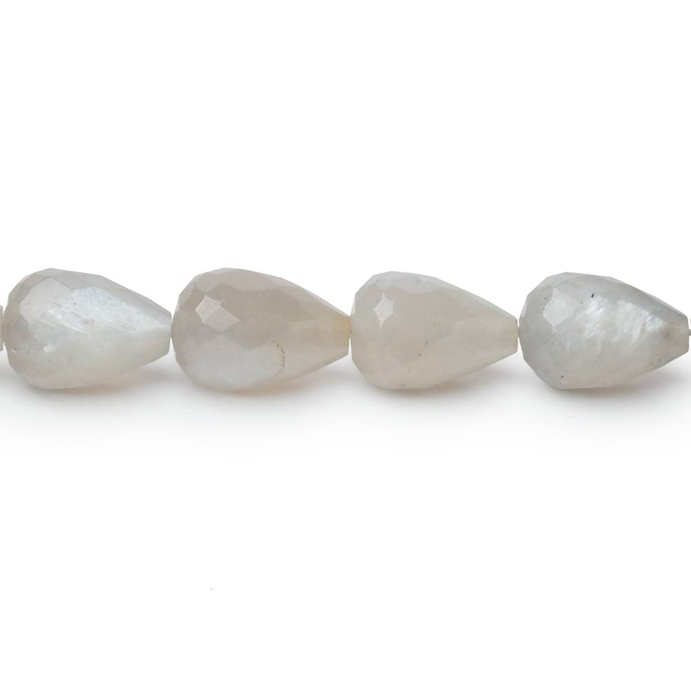 7-10mm Gray Moonstone Straight Drill Tear Drop 7.25 in 20 Beads (ONLINE ORDER ONLY)