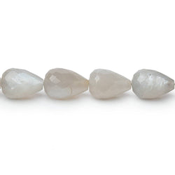 7-10mm Gray Moonstone Straight Drill Tear Drop 7.25 in 20 Beads (ONLINE ORDER ONLY)