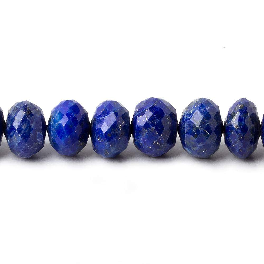 9mm Lapis Lazuli Faceted Rondelles 7.5 inch 31 pieces (ONLINE ORDER ONLY)