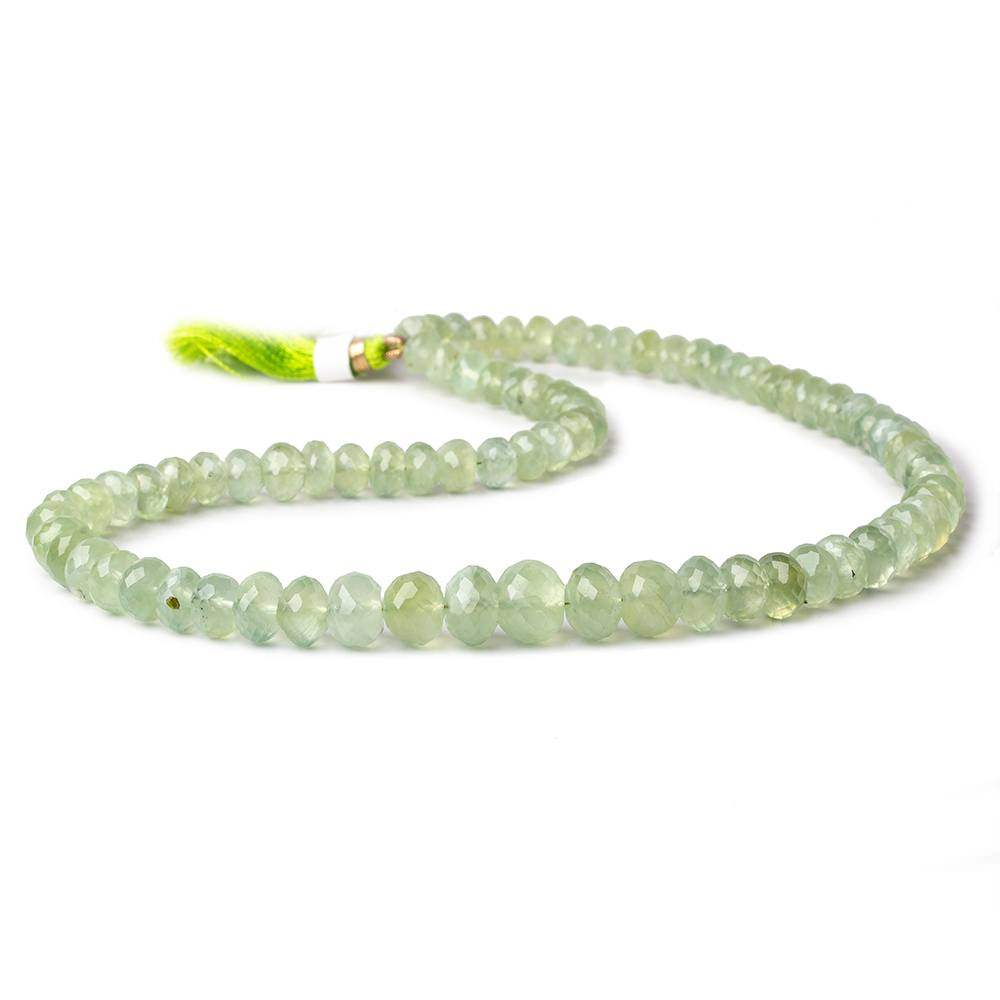 7-10mm Prehnite Beads Faceted Rondelle 16 inch 82 pieces (ONLINE ORDER ONLY)
