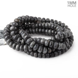 7-11mm Celestial Quartz Plain Rondelle Beads 16 inch 72 pieces 1mm Large Hole (ONLINE ORDER ONLY)