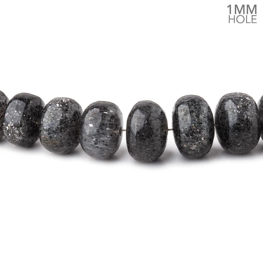 7-11mm Celestial Quartz Plain Rondelle Beads 16 inch 72 pieces 1mm Large Hole (ONLINE ORDER ONLY)