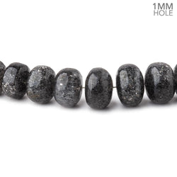 7-11mm Celestial Quartz Plain Rondelle Beads 16 inch 72 pieces 1mm Large Hole (ONLINE ORDER ONLY)