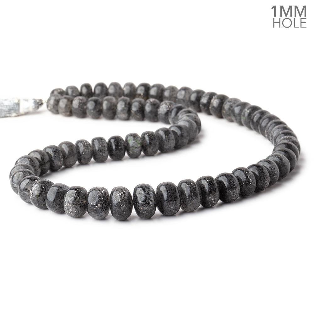 7-11mm Celestial Quartz Plain Rondelle Beads 16 inch 72 pieces 1mm Large Hole (ONLINE ORDER ONLY)
