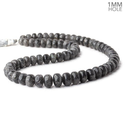 7-11mm Celestial Quartz Plain Rondelle Beads 16 inch 72 pieces 1mm Large Hole (ONLINE ORDER ONLY)