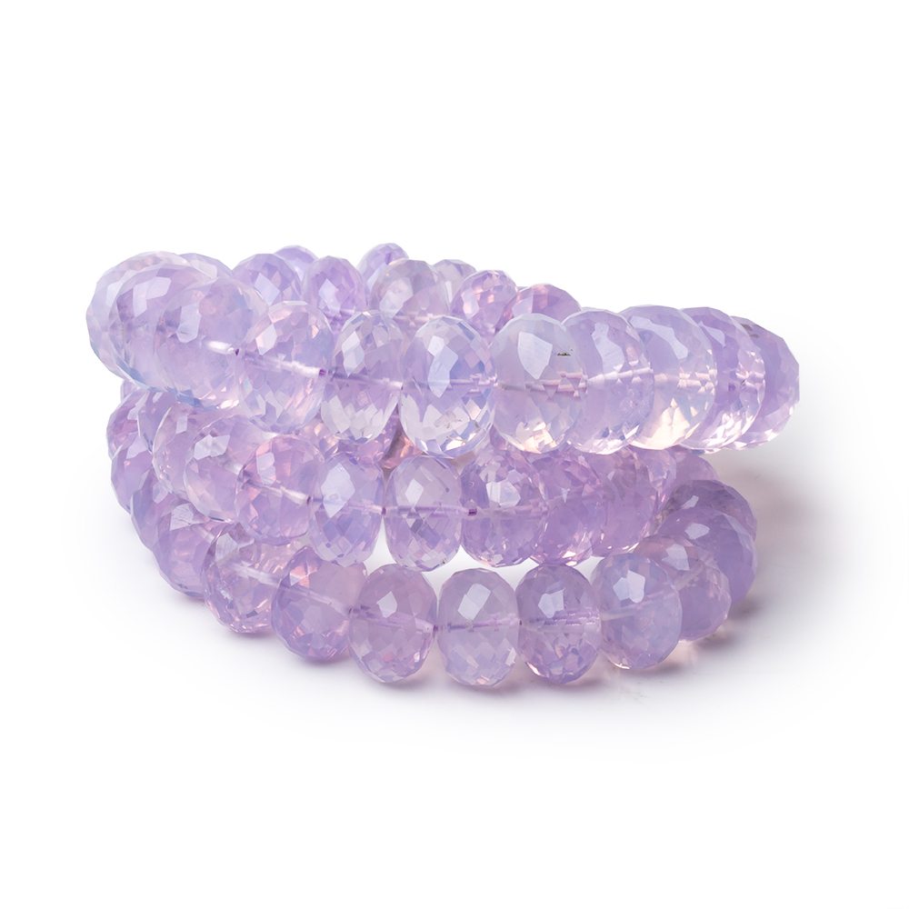 7-13mm Lavender Quartz Faceted Rondelle Beads 16 inch 65 pieces AAA (ONLINE ORDER ONLY)