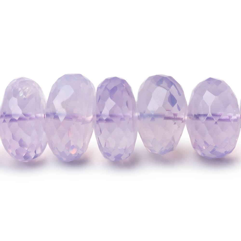 7-13mm Lavender Quartz Faceted Rondelle Beads 16 inch 65 pieces AAA (ONLINE ORDER ONLY)