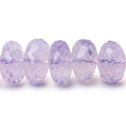 7-13mm Lavender Quartz Faceted Rondelle Beads 16 inch 65 pieces AAA (ONLINE ORDER ONLY)