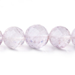 7-13mm Pink Amethyst Faceted Round Beads 16 inch 42 pieces AA (ONLINE ORDER ONLY)