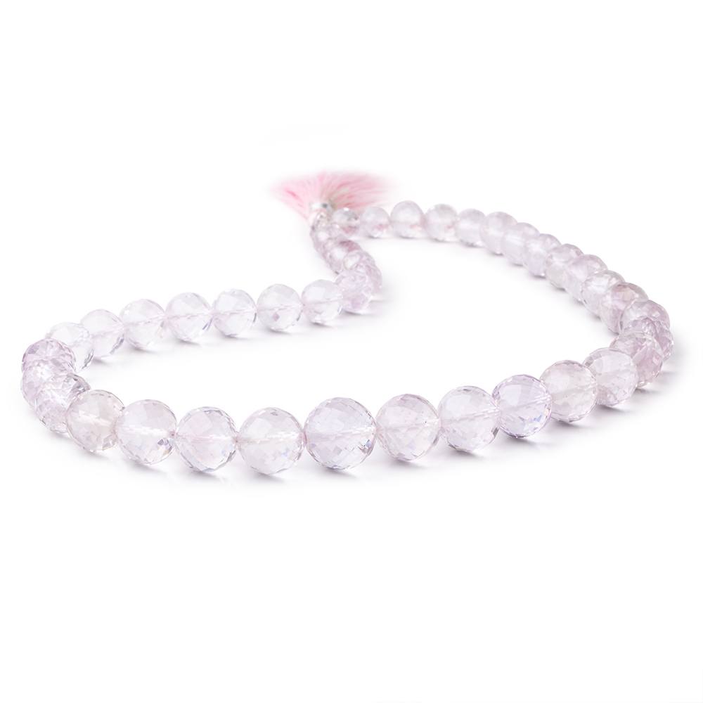 7-13mm Pink Amethyst Faceted Round Beads 16 inch 42 pieces AA (ONLINE ORDER ONLY)