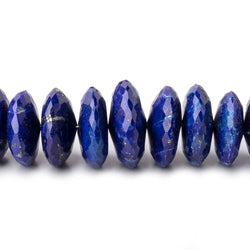 7-14mm Lapis Lazuli German Cut Rondelle Beads 16 inch 112 pieces AAA (ONLINE ORDER ONLY)