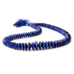 7-14mm Lapis Lazuli German Cut Rondelle Beads 16 inch 112 pieces AAA (ONLINE ORDER ONLY)