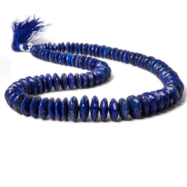 7-14mm Lapis Lazuli German Faceted Rondelle Beads 16 inch 105 pieces (ONLINE ORDER ONLY)