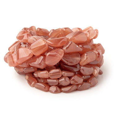 7-15mm Rhodochrosite Faceted Nugget Beads 17 inch 36 pieces AA (ONLINE ORDER ONLY)