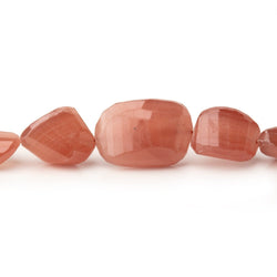7-15mm Rhodochrosite Faceted Nugget Beads 17 inch 36 pieces AA (ONLINE ORDER ONLY)