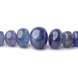 7-15mm Tanzanite Plain Rondelle Beads 18 inch 84 pieces A (ONLINE ORDER ONLY)