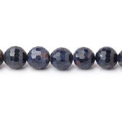7-7.5mm Blue Sapphire Faceted Round 7 inch 23 Beads (ONLINE ORDER ONLY)