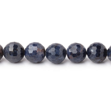 7-7.5mm Blue Sapphire Faceted Round 7 inch 23 Beads (ONLINE ORDER ONLY)