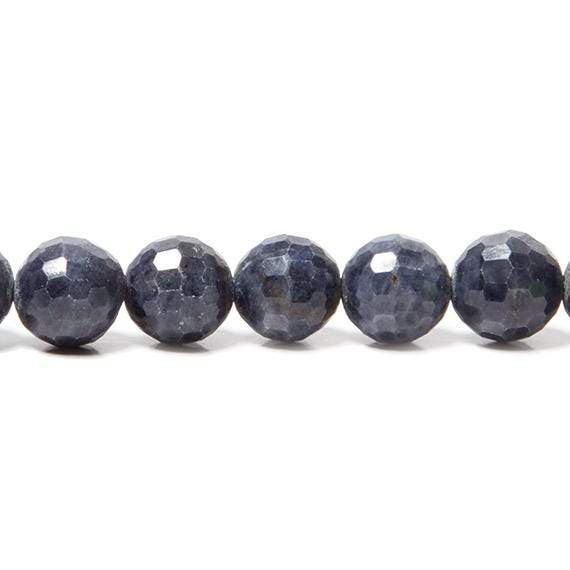 7mm Blue Sapphire faceted rounds 7.5 inch 27 beads (ONLINE ORDER ONLY)