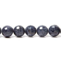 7mm Blue Sapphire faceted rounds 7.5 inch 27 beads (ONLINE ORDER ONLY)