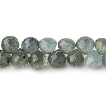 7-7.5mm Moss Aquamarine Faceted Candy Kiss Beads 8 inch 60 pieces (ONLINE ORDER ONLY)