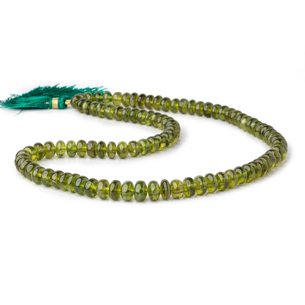 7-8.5mm Idocrase Plain Rondelle Beads 18 inch 96 pieces AA (ONLINE ORDER ONLY)