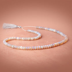 7-8mm Australian Opal Plain Rondelle Beads 20 inch 112 pieces AA (ONLINE ORDER ONLY)