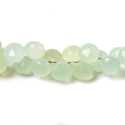 7-8mm Citrus Yellow Green Chalcedony Candy Kiss Beads 8 inch 53 pieces (ONLINE ORDER ONLY)
