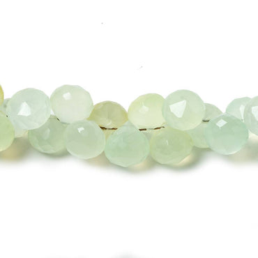 7-8mm Citrus Yellow Green Chalcedony Candy Kiss Beads 8 inch 53 pieces (ONLINE ORDER ONLY)