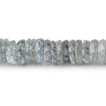 7-8mm Moss Aquamarine Faceted Heshi Beads 13.5 inch 142 pieces (ONLINE ORDER ONLY)