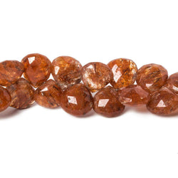 7-8mm Mossy Rutilated Quartz Heart Briolette 7.75 inch 50 pieces (ONLINE ORDER ONLY)