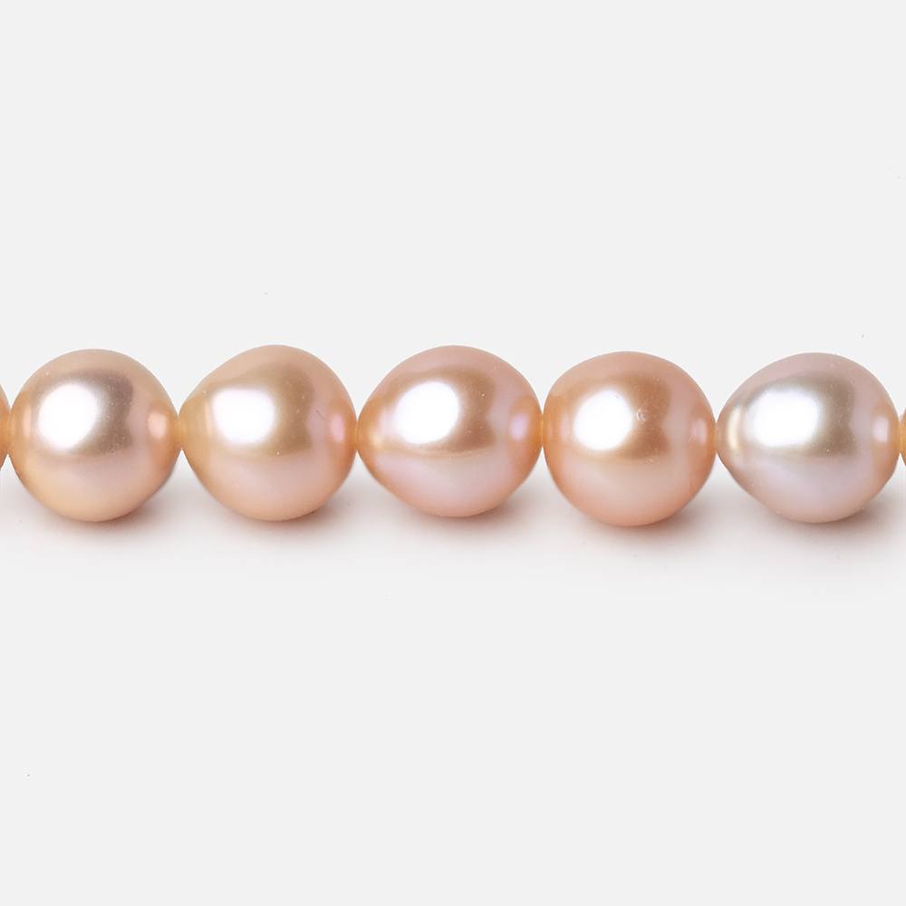 7-8mm Multi Peach Petite Ultra Baroque Freshwater Pearls 16 inch 48 Beads AAA (ONLINE ORDER ONLY)