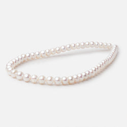 7-8mm Off White Chinese Akoya Saltwater Pearls 15.5 inch 56 pieces A (ONLINE ORDER ONLY)