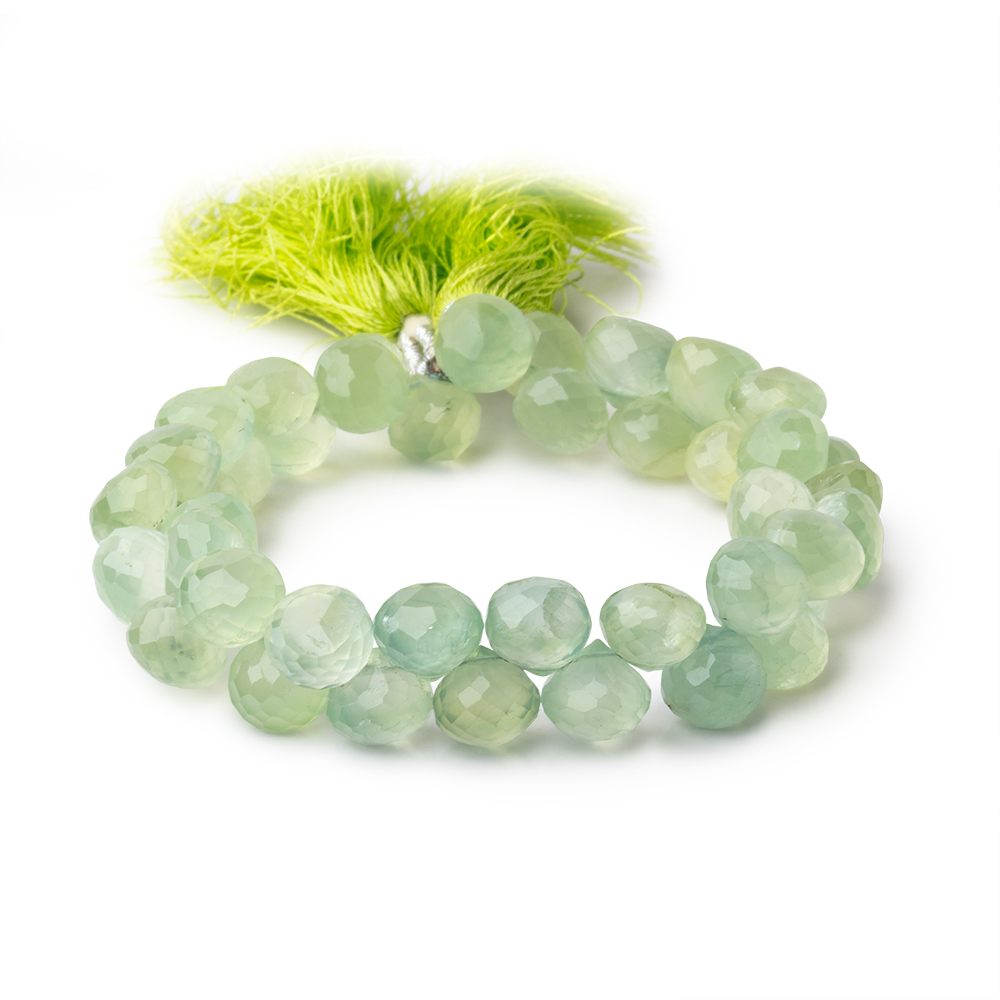 7-8mm Prehnite Candy Kiss Beads 8 inch 42 pieces (ONLINE ORDER ONLY)