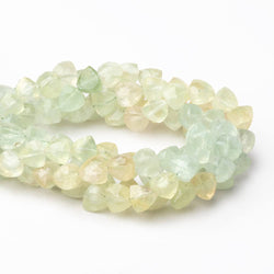 7-8mm Prehnite Faceted Trillion Beads 8 inch 24 pieces (ONLINE ORDER ONLY)