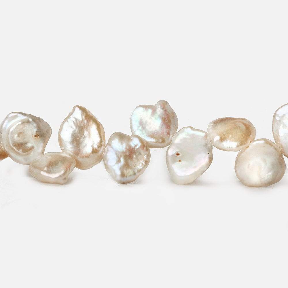 7-8mm Tri-Color Top Drilled Keshi Freshwater Pearls 16 inch 72 pieces (ONLINE ORDER ONLY)