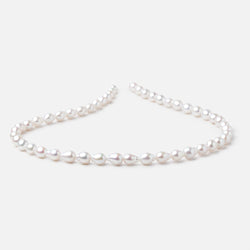 7-8mm White Chinese Akoya Saltwater Pearls 15.5 inch 50 Beads (ONLINE ORDER ONLY)