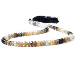 7-9mm Australian Opal plain rondelle beads 17 inch 88 pieces (ONLINE ORDER ONLY)