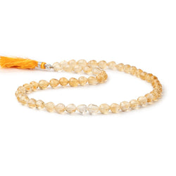 7-9mm Citrine Checkerboard Faceted Tear Drop 16 inch 48 Beads (ONLINE ORDER ONLY)