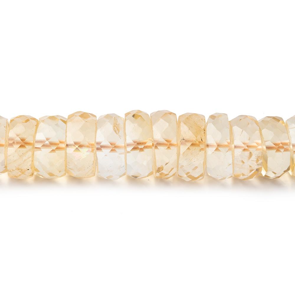 7-9mm Citrine Faceted Heshi Beads 16 inch 125 pieces (ONLINE ORDER ONLY)