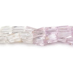7-9mm Kunzite and Hiddenite Faceted Nugget Beads 8 inch 22 pieces (ONLINE ORDER ONLY)