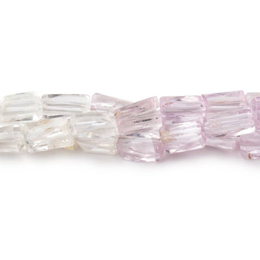 7-9mm Kunzite and Hiddenite Faceted Nugget Beads 8 inch 22 pieces (ONLINE ORDER ONLY)