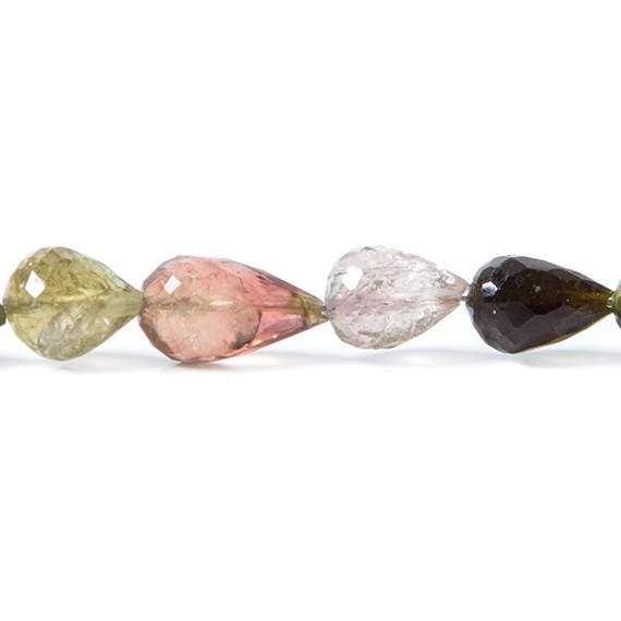 7-9mm Multi Color Tourmaline Straight Drill Tear Drop 22 pcs (ONLINE ORDER ONLY)