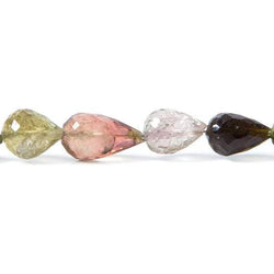 7-9mm Multi Color Tourmaline Straight Drill Tear Drop 22 pcs (ONLINE ORDER ONLY)