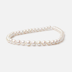 7-9mm Off White Chinese Akoya Saltwater Pearls 15.5 inch 48 pieces A (ONLINE ORDER ONLY)